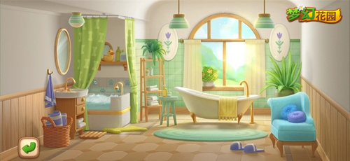 《梦境花园》澡堂装饰完结