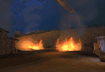甲铁城的卡巴内瑞《不再躲避的战役》中美轮美奂的游戏场景实拍