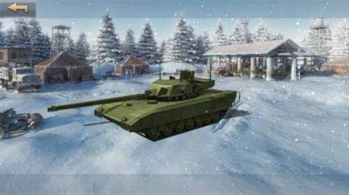 坦克射击新增冬天场景
