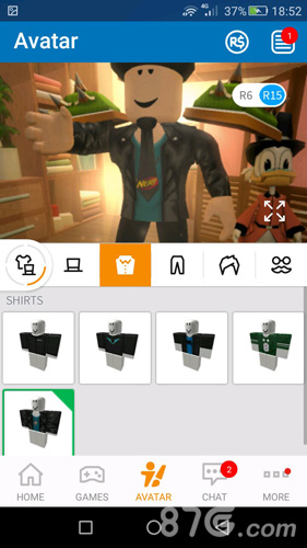 Roblox手机版换装衣服列表