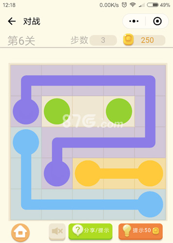 微信连连线新手2第6关通关攻略 