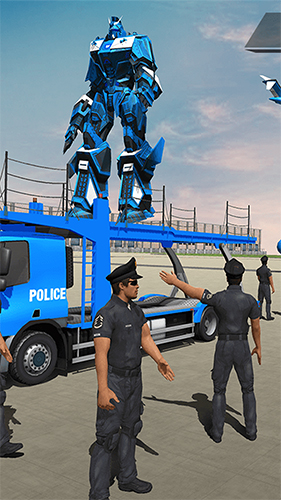 警察机器人汽车