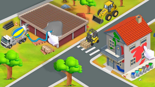 模拟挖掘机建房子游戏下载