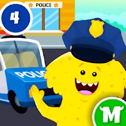 我的怪兽城镇儿童警察局游戏