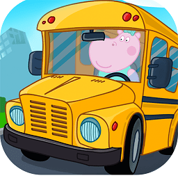猪猪小镇迷你校车游戏