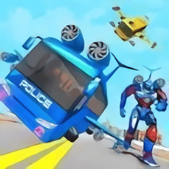 警察巴士机器人游戏