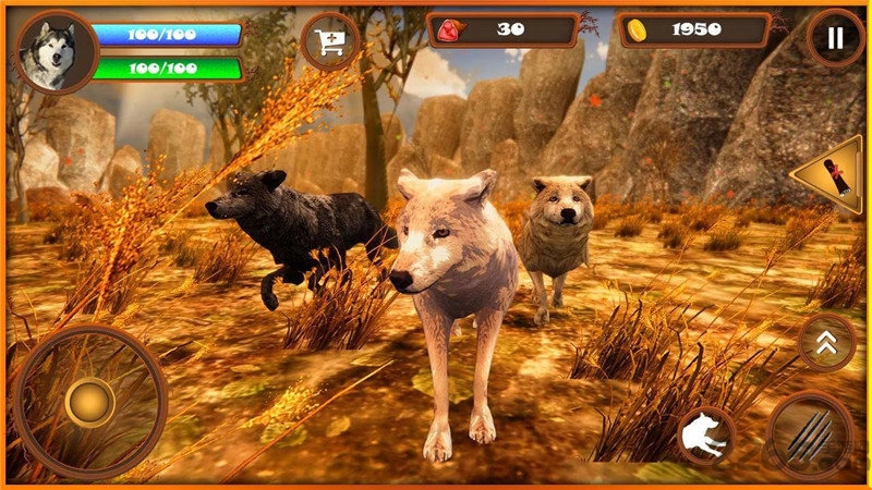 终极野狼模拟器满级无限升级版下载