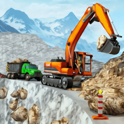 大雪挖掘机模拟器重型挖掘机模拟器(snowoffroadconstructionexcavator)