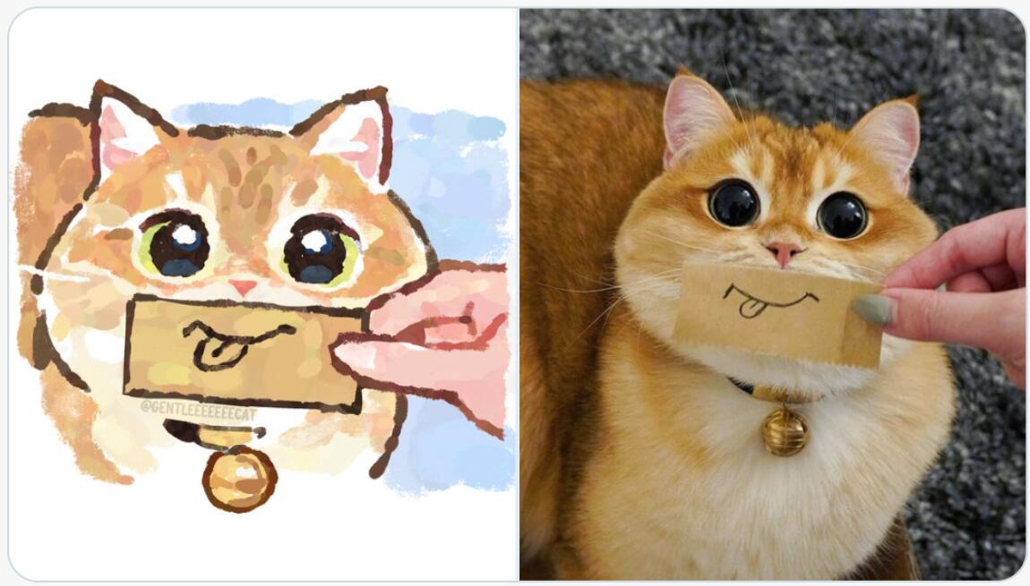 今天你吸了吗？呆萌猫咪造型各异，快来数数有几只！