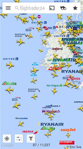 全球航班雷达免谷歌版图片