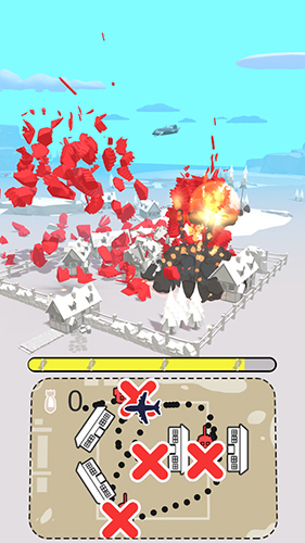 飞行轰炸模拟游戏截图