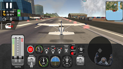飞机飞行员模拟器游戏截图