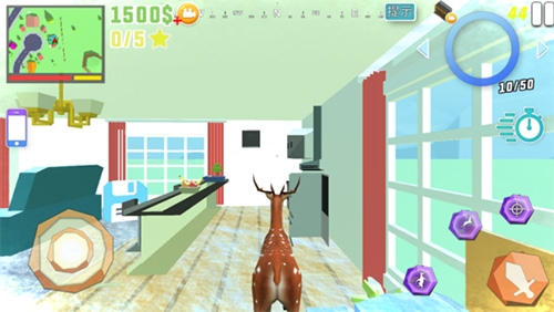 疯狂鹿哥模拟器最新版可以穿梭到未来游戏亮点
