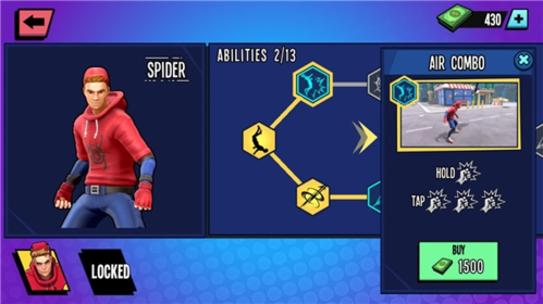 蜘蛛英雄超级战士安卓版游戏亮点