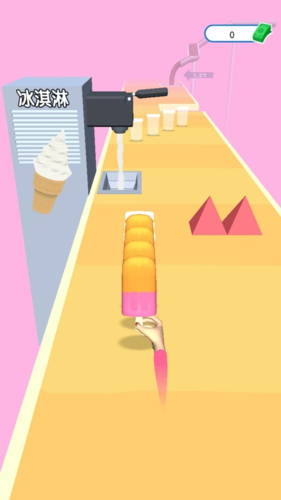 做个冰淇淋游戏宣传图