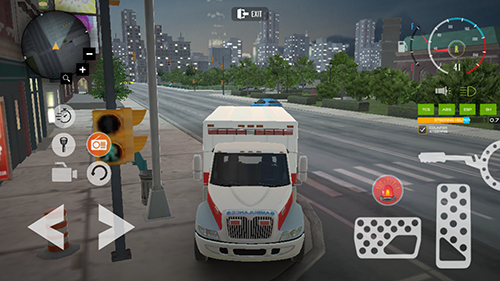 救护车城市驾驶模拟器手机版游戏亮点