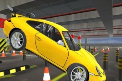 地下停车场驾驶游戏宣传图