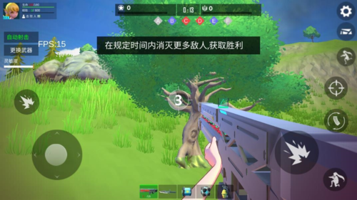 小忍枪战计划无广告中文版游戏特色