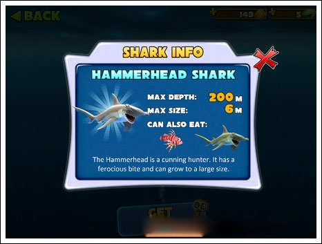 饥饿鲨进化鲨鱼种类推荐
3