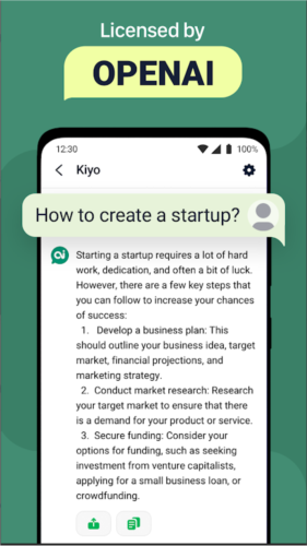 Kiyo AI对话app宣传图