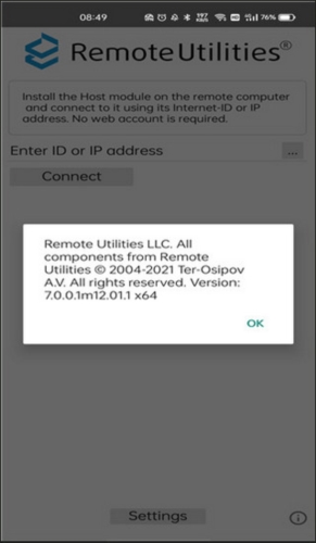 Remote Utilities app功能