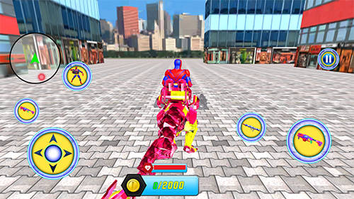超级英雄机器人无限金币版游戏亮点