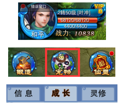 幻灵仙域宠物系统