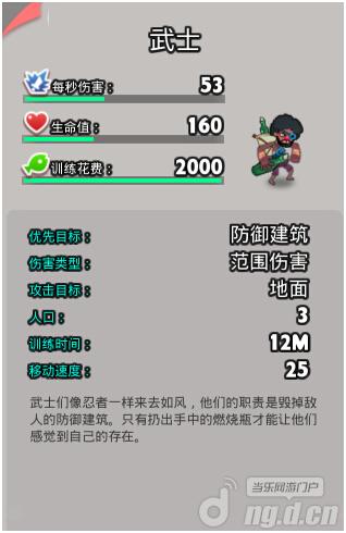 《请叫我海盗》兵种介绍之武士