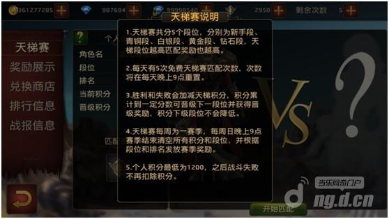 永恒实力的象征天梯战
