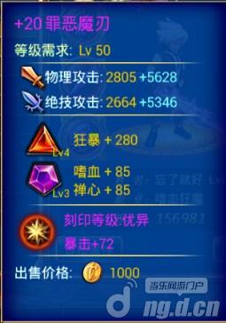 《剑魂之刃》数据帝分析 关于附加属性的计算公式