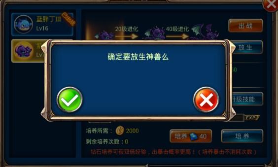 《剑魂之刃》宠物放生后会得到什么？