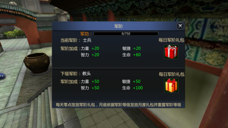 成吉思汗手机版军阶系统介绍