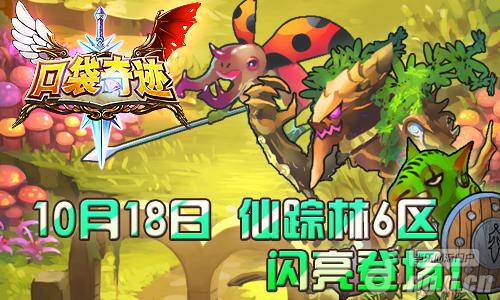 《口袋奇迹》10月18日仙踪林6区闪亮登场